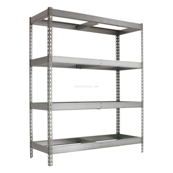Estante Metálica SIMONFORTE 1807-4 Galvanizado - 2000 x 1800 x 750 mm