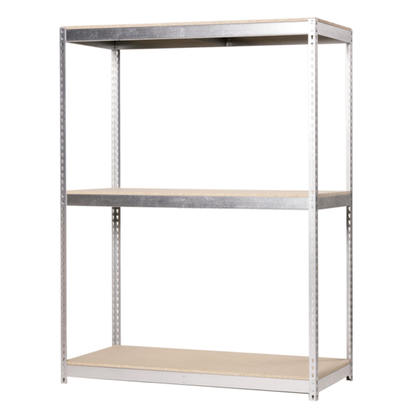 Estante Metálica SIMONFORTE 2106-3 Aglomerado Galvanizado/Madeira - 2000 x 2100 x 600 mm
