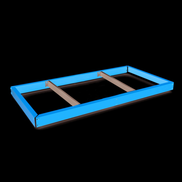 Estante Metálica SIMONFORTE EA 2406 Laranja - 65 x 2400 x 600 mm