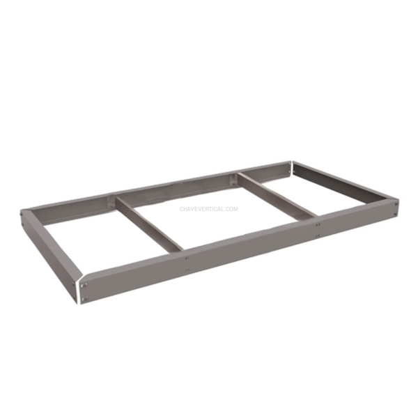 Estante Metálica SIMONFORTE EA 2409 Cinzento - 65 x 2400 x 900 mm