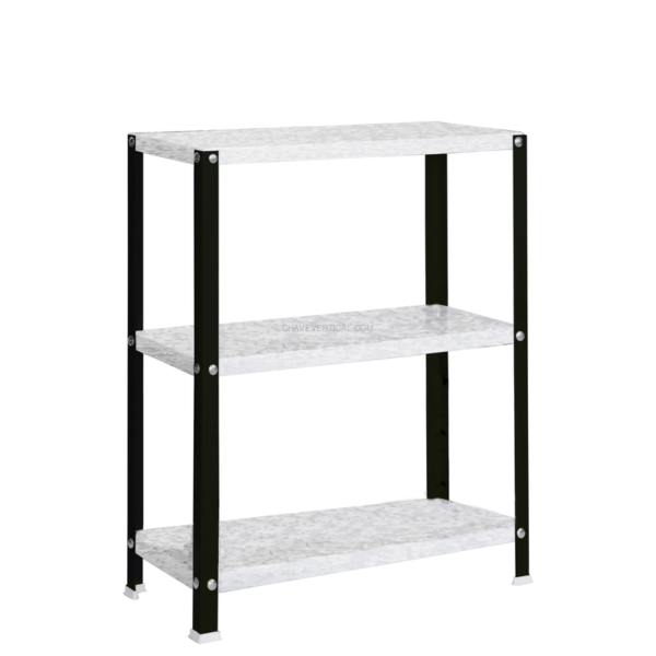 Estante Metálica SIMONHOME CLASSIC MINI 3/300 Antracite/Galvanizado - 900 x 800 x 300 mm
