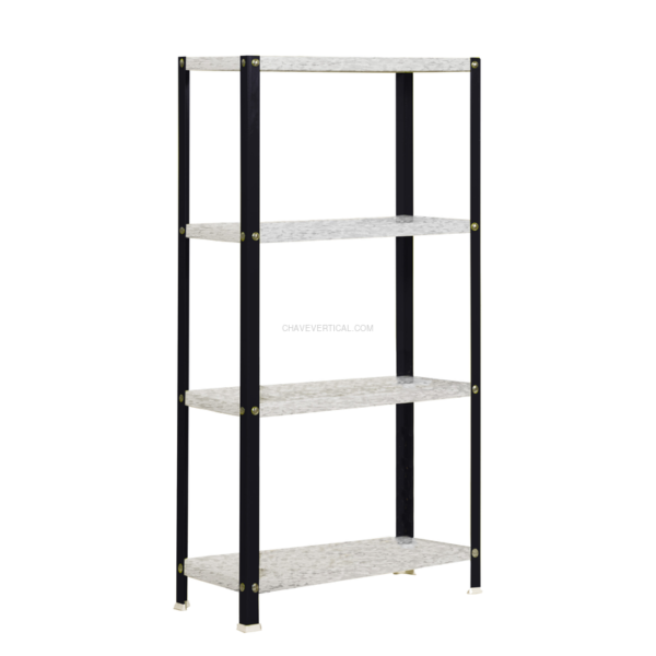 Estante Metálica SIMONHOME CLASSIC MINI 4/300 Antracite/Galvanizado - 1600 x 800 x 300 mm