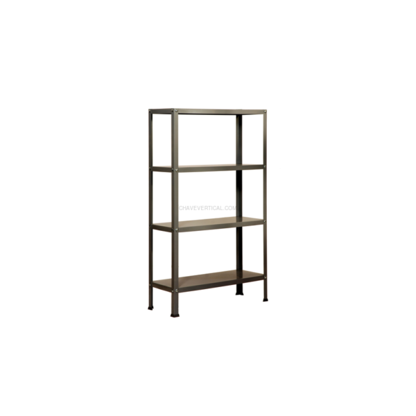 Estante Metálica SIMONHOME CLASSIC MINI 4/300 Cinzento/Cinzento - 1600 x 800 x 300 mm