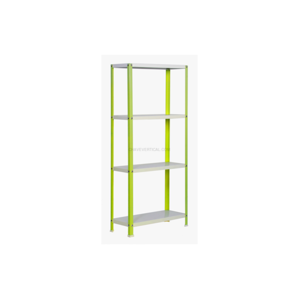 Estante Metálica SIMONHOME CLASSIC MINI 4/400 Verde/Branco - 1600 x 800 x 400 mm