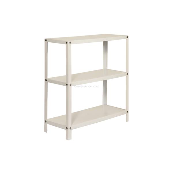 Estante Metálica SIMONHOME CLASSIC PLUS 3/300 Branco/Branco - 900 x 1000 x 300 mm
