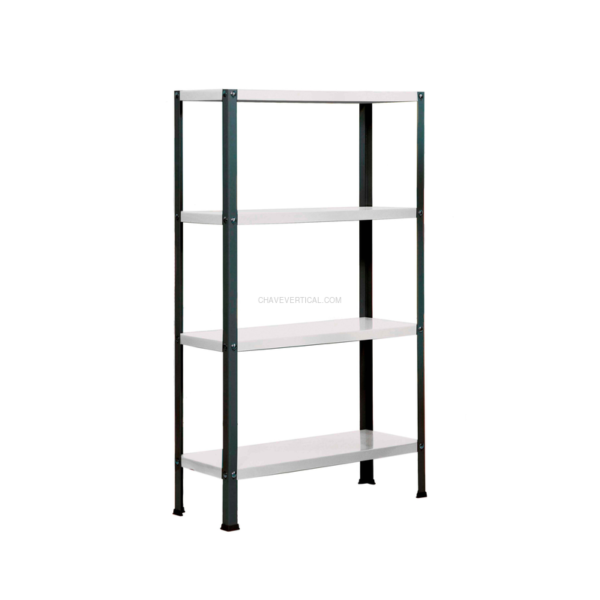 Estante Metálica SIMONHOME CLASSIC PLUS 4/300 Antracite/Branco - 1600 x 1000 x 300 mm