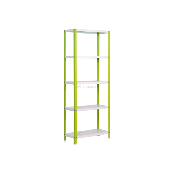 Estante Metálica SIMONHOME CLASSIC PLUS 5/400 Verde/Branco - 1800 x 1000 x 400 mm