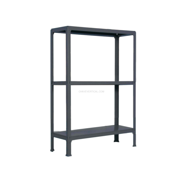 Estante Metálica SIMONHOME CLICK MINI 3/300 Antracite/Antracite - 900 x 800 x 300 mm