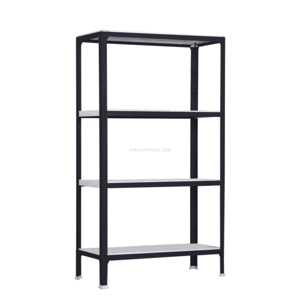Estante Metálica SIMONHOME CLICK PLUS 4/300 Antracite/Galvanizado - 1600 x 1000 x 300 mm