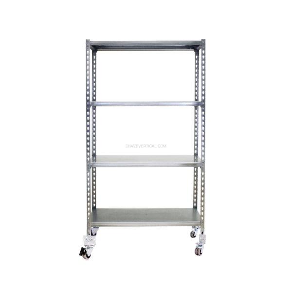 Estante Móvel SIMONCLICK Móvel 4/400 1500 Galvanizado - 1575 x 900 x 400 mm