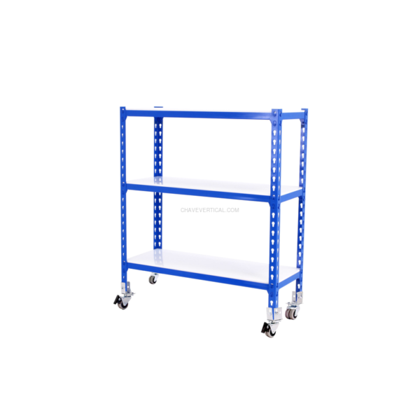 Estante Móvel SIMONCLICK Móvel SUPERPLUS 3/400 900 AZUL/BLA - 975 x 1100 x 400 mm