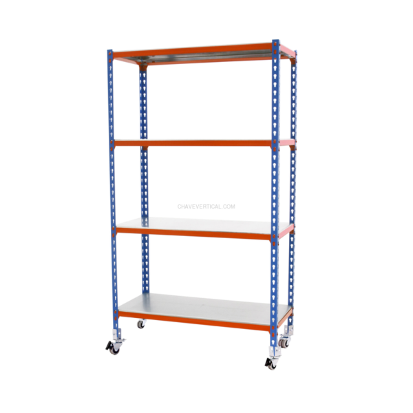 Estante Móvel SIMONCLICK Móvel SUPERPLUS 4/300 1500 Azul/NA/G - 1575 x 1100 x 300 mm