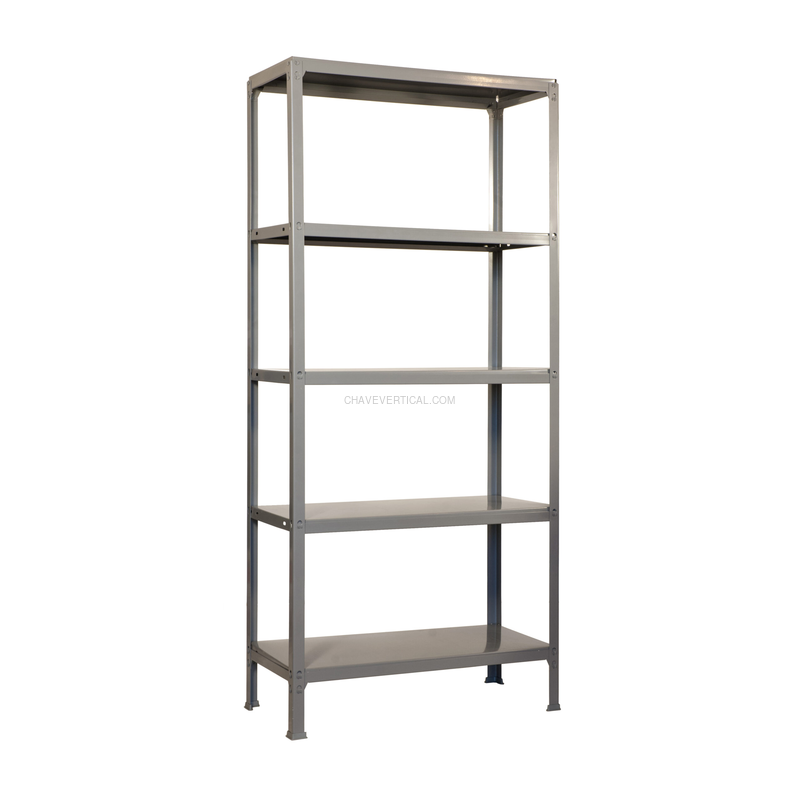 Estante para Arquivo FILECLICK MINI 5/360 Cinzento - 1800 x 800 x 360 mm