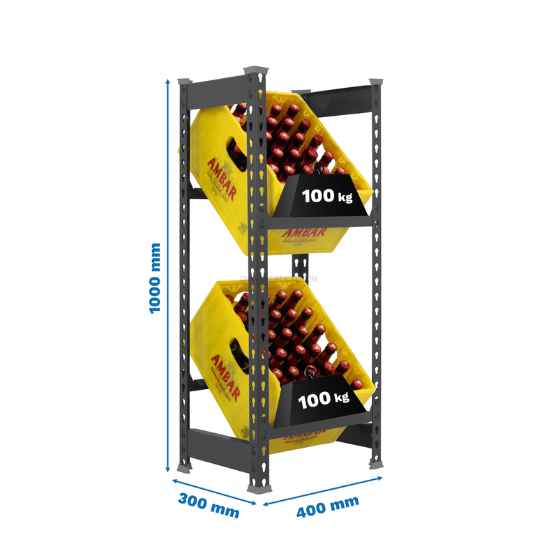Estante para Garrafas SIMONBOTTLE 2-1000X400X300 Antracite