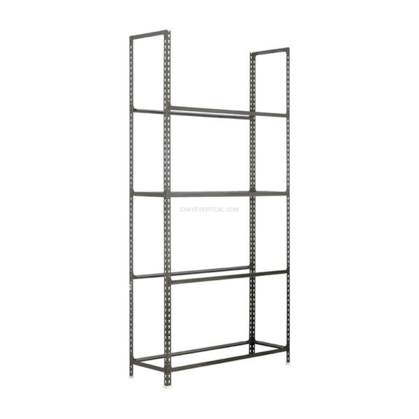 Estante para Pneus e Jantes AUTOCLICK Jantes MEGAPLUS 4/300 Cinzento - 2000 x 1200 x 300 mm
