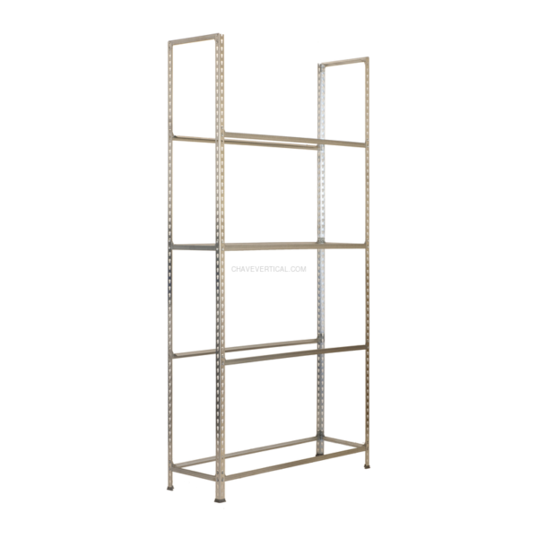 Estante para Pneus e Jantes AUTOCLICK Jantes MEGAPLUS 4/300 Galvanizado - 2000 x 1200 x 300 mm