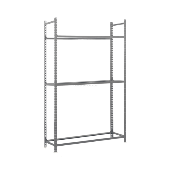 Estante para Pneus e Jantes AUTOCLICK RodaS 3/400 Cinzento - 2000 x 900 x 400 mm