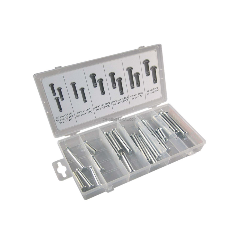 Estojo de Pasadores Clevis 20Pcs JBM