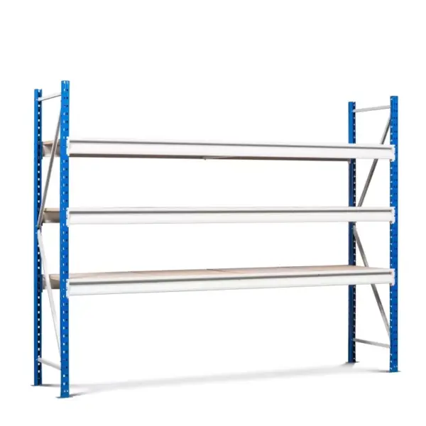 Estante de Carga Média Extra Porteco Z100 EVO PTZ100-502780-8D 5000MM 2750X800 - 8 Níveis - 490 Kg