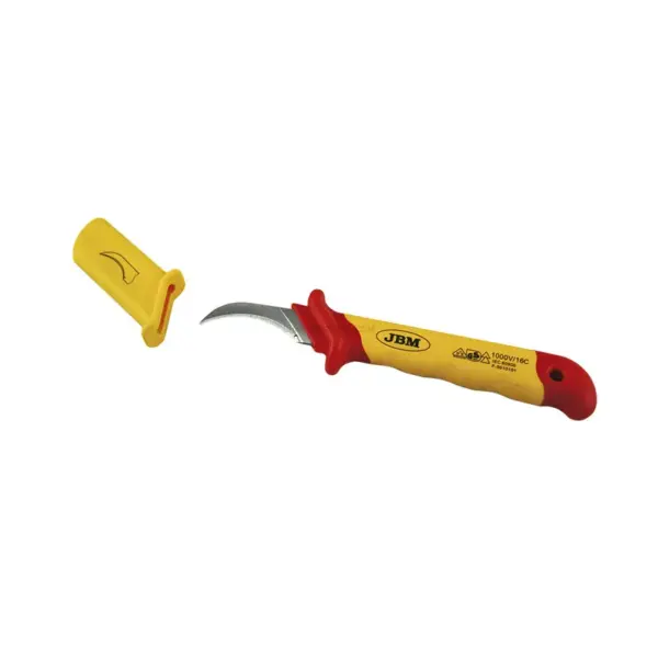 Faca Isolada Curva VDE JBM CrV EN 60900 270 mm