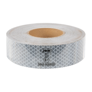 Fita Retrorrefletora JBM para Veículos Branca 50 mm x 50 m