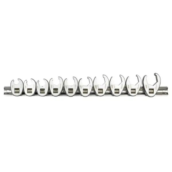 Jogo de 10 Chaves Crowfoot JBM 3/8" 10-22 mm Cr-Mo