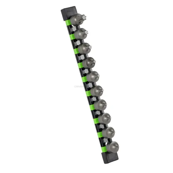 Jogo de 10 Pontas Torx Curtas JBM 3/8" T10-T55 Cr-V