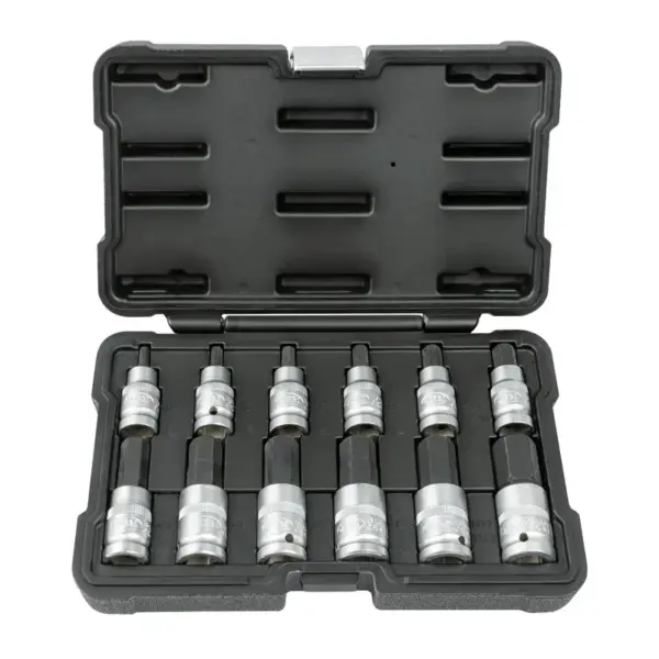 Jogo de 12 Pontas Hexagonais JBM 1/2" H5-H22 CrV