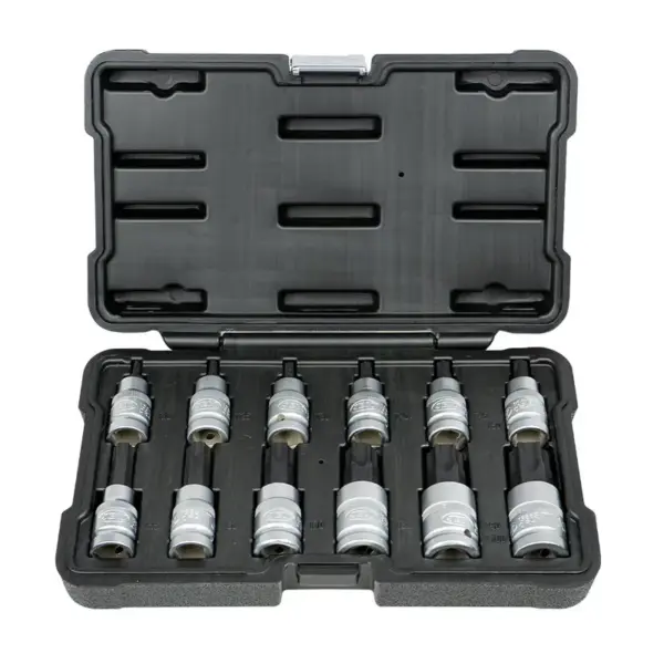 Jogo de 12 Pontas Torx JBM 1/2" T20-T100 CrV