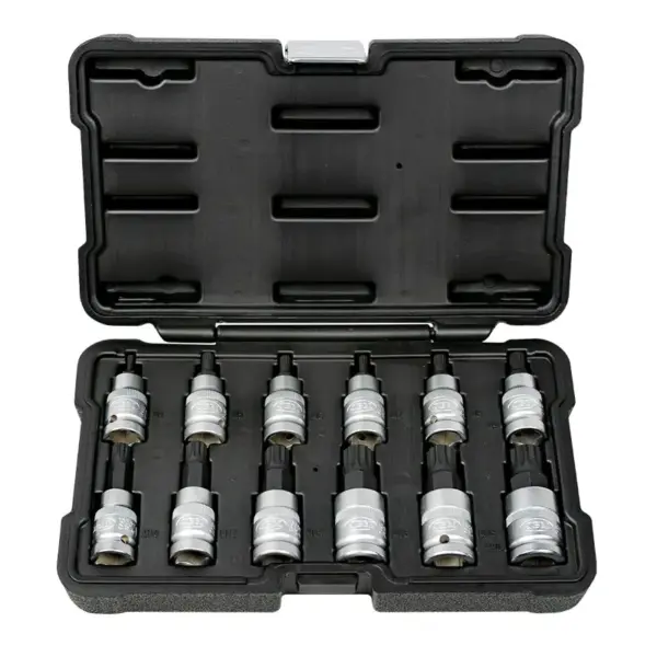 Jogo de 12 Pontas XZN JBM 1/2" M4-M20 CrV Zincado