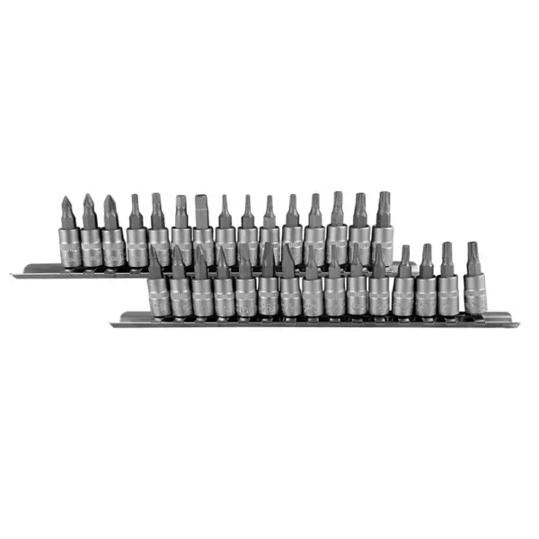 Jogo de 30 Pontas JBM 1/4" Phillips Pozidriv Allen Torx Segurança S2