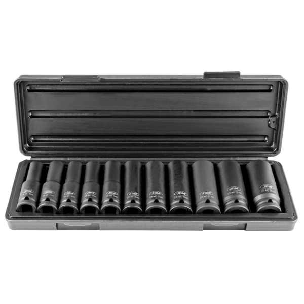Kit de 11 Chaves de Impacto Hex. de 1/2” JBM