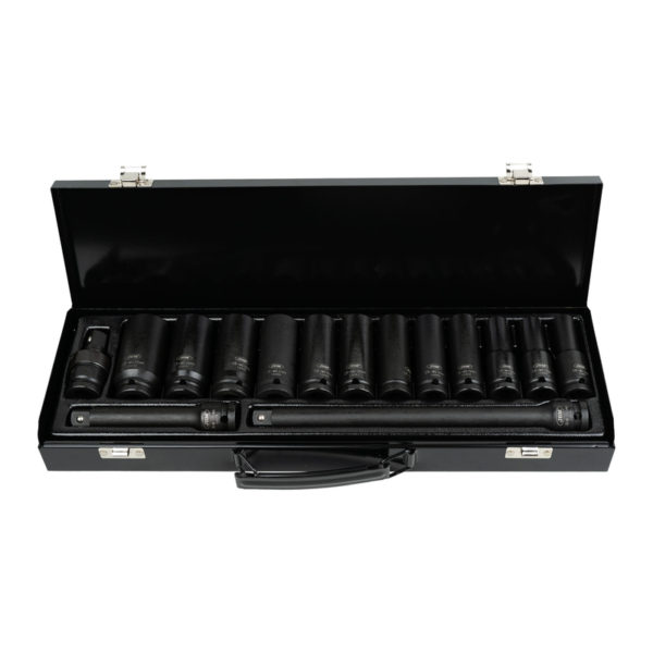 Kit de 12 Chaves de Impacto Compridos de 1/2” JBM