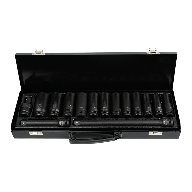 Kit de 12 Chaves de Impacto Compridos de 1/2” JBM