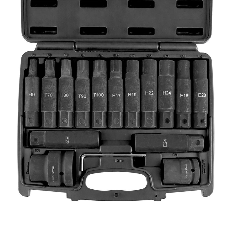 Kit de 16 Chaves de Impacto JBM