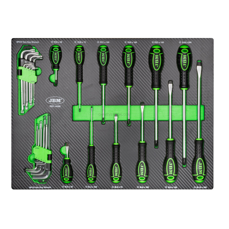 Kit de 4 Módulos de Carbono EVA para Ferramentas JBM