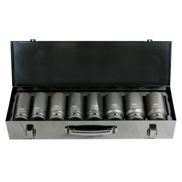 Kit de 8 Chaves de Impacto Largas Hex. de 3/4 JBM