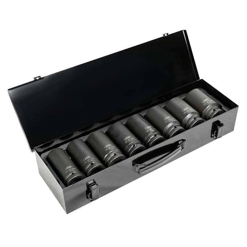Kit de 8 Chaves de Impacto Largas Hex. de 3/4 JBM