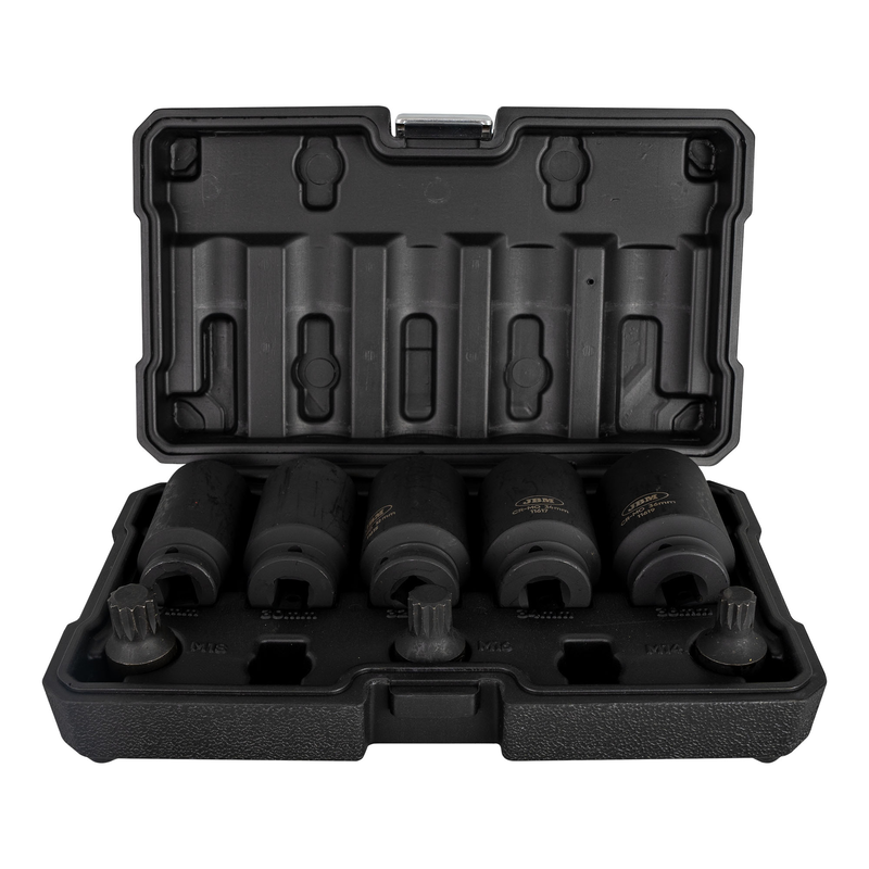 Kit de 8 Chaves e Puntas Xzn de Impacto de 1/2 JBM