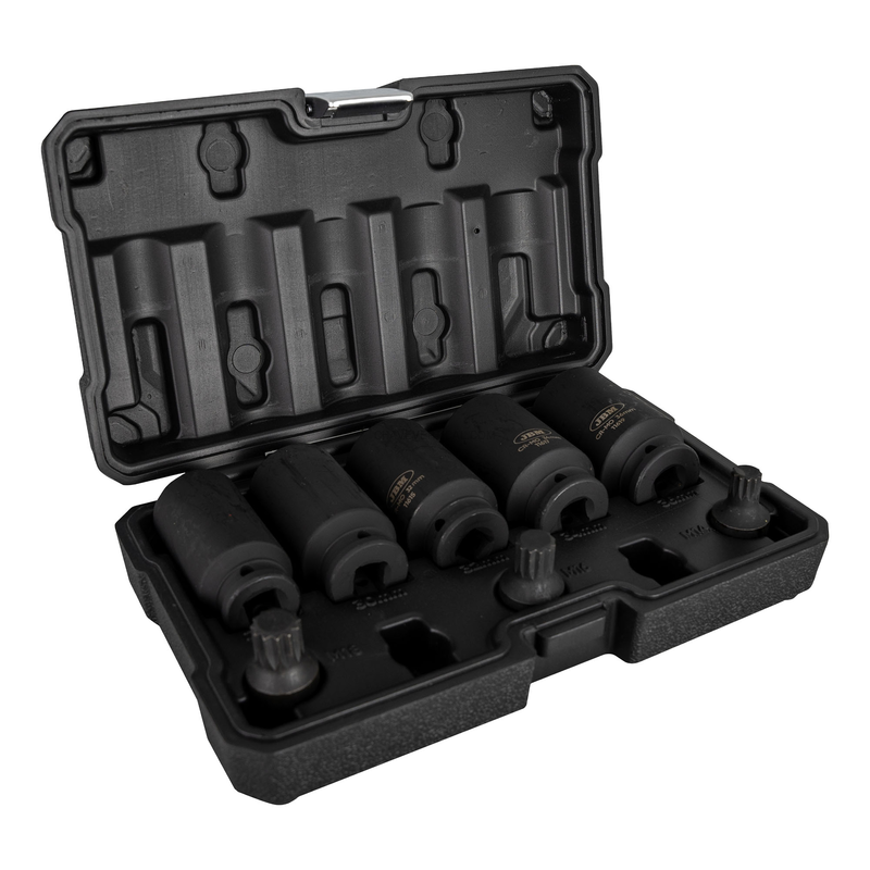 Kit de 8 Chaves e Puntas Xzn de Impacto de 1/2 JBM