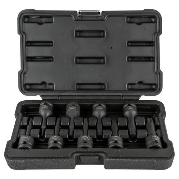 Kit de 9 Chaves de Impacto Torx de 1/2" T60 JBM