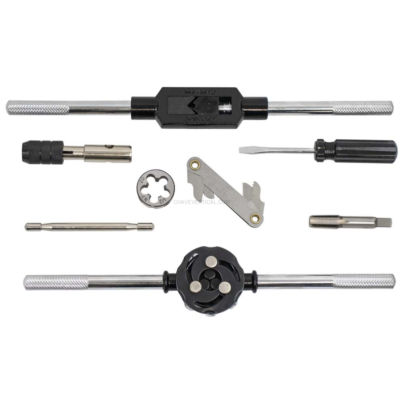Kit Ferr. Corte 60 P. Machos e Caçonetes. Métrico e Pulgada JBM