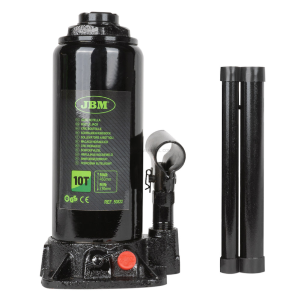 Macaco Hidraulico Tip. Garrafa 10T JBM