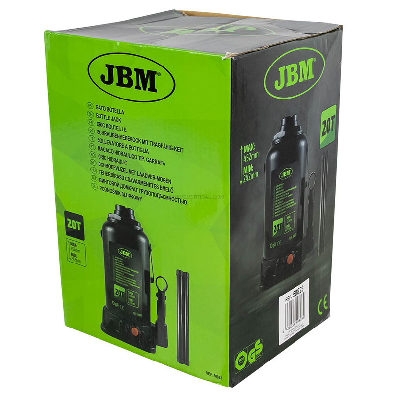 Macaco Hidráulico Tipo Garrafa 20T JBM
