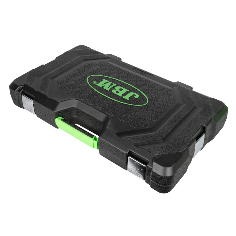 Mala de Ferramentas de 21 Peças com Soquetes Hexagonais 3/4" – Acabamento Zincado JBM