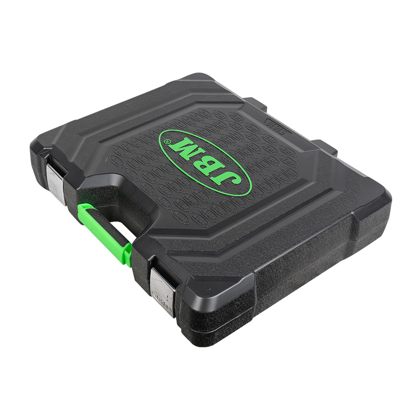 Mala de Ferramentas de 72 Peças com Soquetes Hexagonais 1/4" e 1/2" – Acabamento Zincado JBM