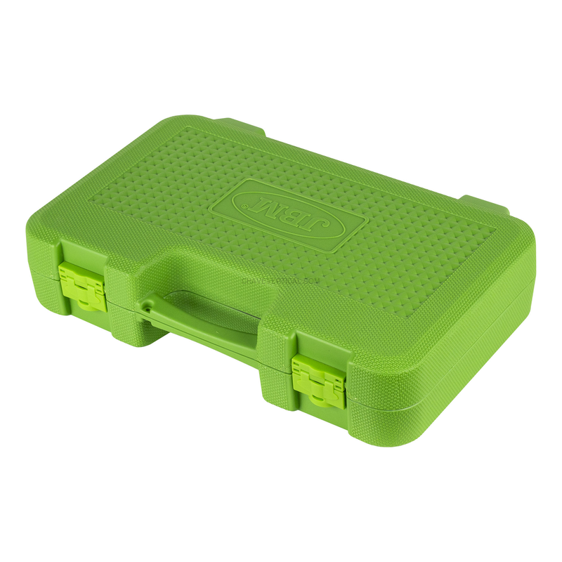 Mala de Ferramentas Go-through de 39 Peças com Soquetes de 1/2", 1/4" e 3/2" – Acabamento Cromado JBM