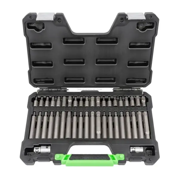Mala de Pontas JBM 42 Peças Hexagonais 12 Cantos e Torx 3/8" 1/2"