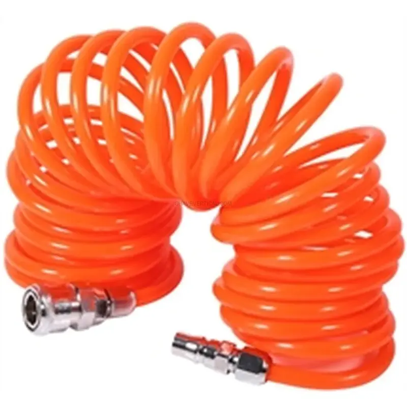 Mangueira de Ar em Espiral HEAVYWARE 5 m Ø6 × 8 mm com Engates Universais