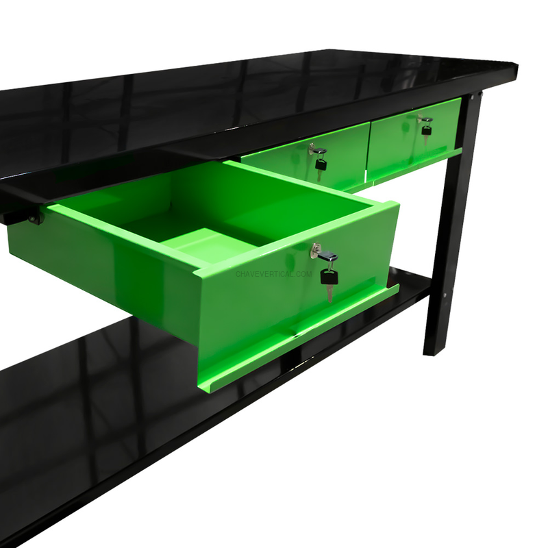 Mesa de Trabalho com 3 Gavetas JBM
